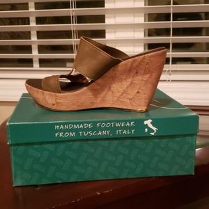Italian wedge heel sandals